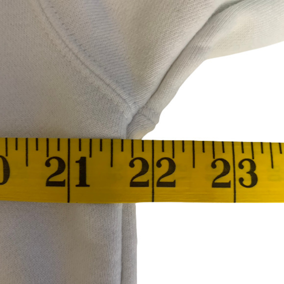 ADIDAS White & Black Bellista Cropped Sweatshirt - Picture 13 of 14